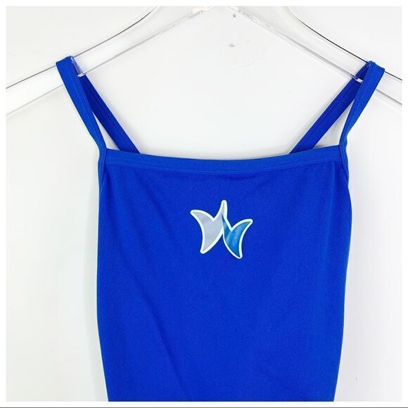 Speedo Endurance Blue One-Piece Bathing Suit 8/34 - Picture 2 of 11